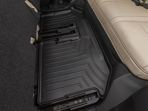 WeatherTech 24-26 Mazda CX-90/CX-90 PHEV Rear FloorLiner - Black - 4418134 Photo - Mounted