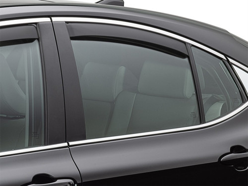 WeatherTech 08-12 Honda Accord Sedan Rear Side Window Deflectors - Matte Black - 81474IMB Photo - Primary