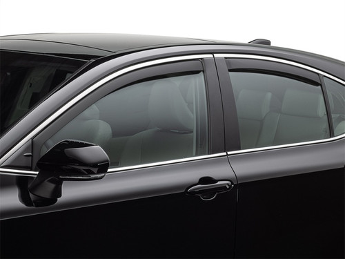 WeatherTech 08-12 Honda Accord Sedan Front & Rear Side Window Deflectors - Matte Black - 82474IMB Photo - Primary