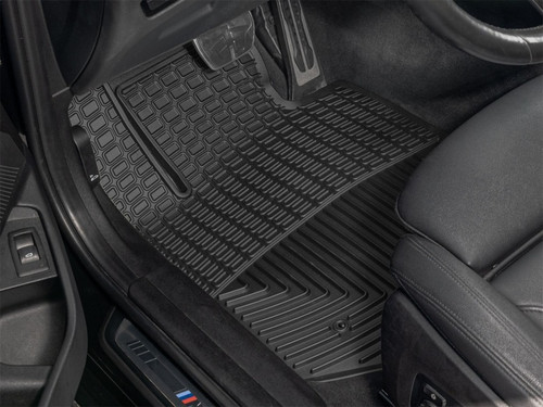 WeatherTech 19-26 BMW 3-Series 330i/22-26 BMW 4-Series 430i Front All-Weather Floor Mats - Black - W778 Photo - Mounted