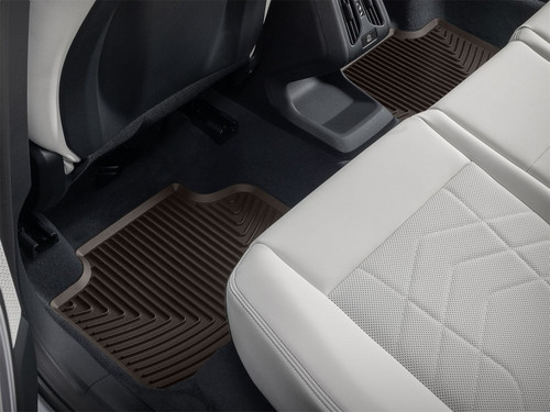WeatherTech 16-26 BMW X1 28i / 18-26 BMW X2 28i Rear All-Weather Floor Mats - Cocoa - W776CO Photo - Mounted