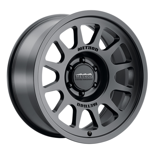 Method MR703 Bead Grip 18x9.0 -12mm 6X5.5 106.25mm CB - Matte Black - MR70389060512N Photo - Primary
