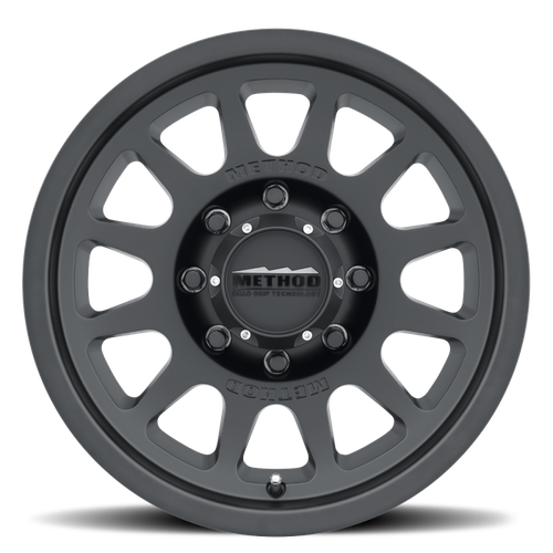 Method MR703 Bead Grip 18x9 12mm Offset 8x180 130.81mm CB - Matte Black - MR70389088512 Photo - Primary