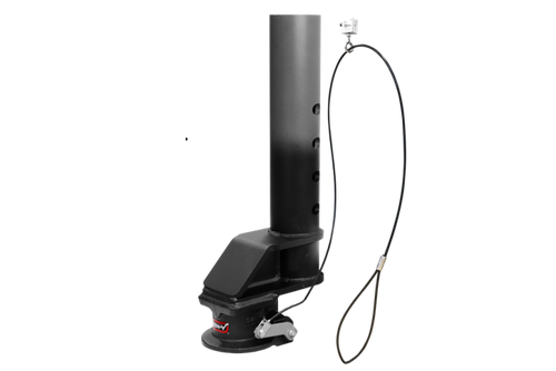 Gen-Y Viking 4in Round/6in Offset SnapLatch 2-5/16in Coupler / 6K TW 25K w/Pull Cable- Texture Blk - GH-7103 User 1