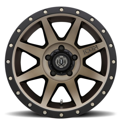 ICON Rebound 17x8.5 / 5x4.5 / 0mm / 4.75in BS Bronze Wheel - 1817856547BR Photo - Close Up