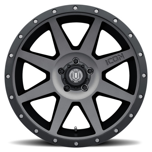 ICON Rebound 20x9 / 6x5.5 / 16mm / 5.625in BS Titanium Wheel - 1820909056TT Photo - Close Up