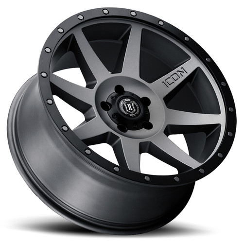 ICON Rebound 20x9 / 6x5.5 / 16mm / 5.625in BS Titanium Wheel - 1820909056TT Photo - Unmounted