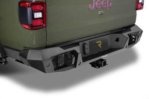 Go Rhino 20-26 Jeep Gladiator JT Crew Cab Trailline Rear Full Width Bumper - Tex. Blk - 275120T Photo - Primary