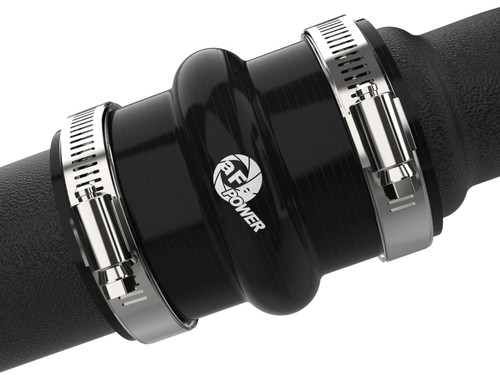 aFe BladeRunner Aluminum Hot and Cold Charge Pipe Kit Black Ford F-150 24-26 V6-2.7L (tt) - 46-20784-B Photo - Unmounted