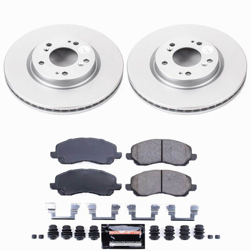 Power Stop 06-12 Mitsubishi Eclipse Front Z23 Coated Brake Kit - CPK094-23 User 1