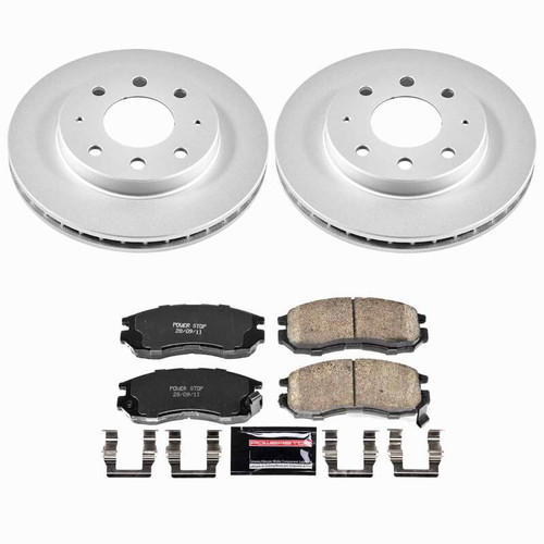 Power Stop 93-95 Eagle Summit Front Z23 Coated Brake Kit - CPK1090-23 User 1