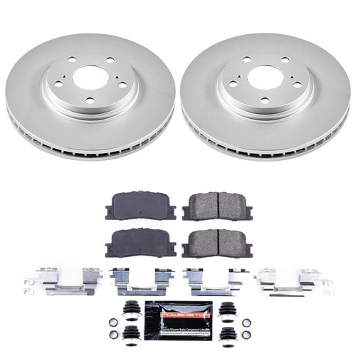 Power Stop 02-03 Lexus ES300 Front Z23 Coated Brake Kit - CPK1141-23 Photo - Primary