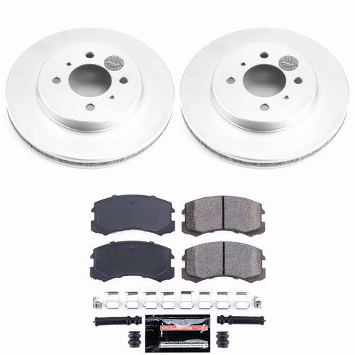 Power Stop 02-06 Mitsubishi Lancer Front Z23 Coated Brake Kit - CPK1215-23 User 1