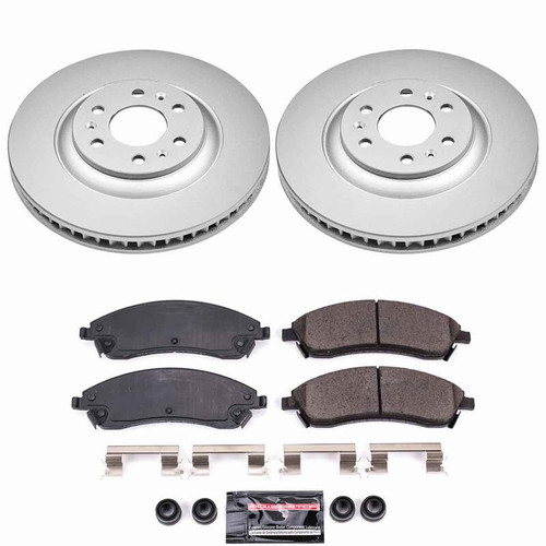 Power Stop 04-09 Cadillac SRX Front Z23 Coated Brake Kit - CPK1449-23 Photo - Primary