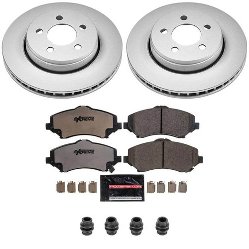 Power Stop 07-11 Dodge Nitro Front Z36 Coated Truck & Tow Brake Kit - CPK1631-36 Photo - Primary