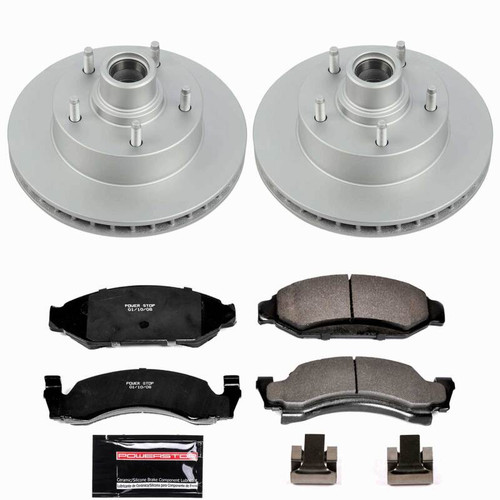 Power Stop 87-93 Ford E-150 Econoline Front Z23 Coated Brake Kit - CPK1766-23 Photo - Primary