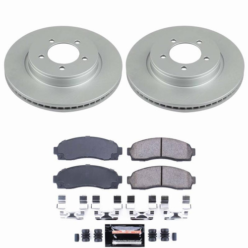 Power Stop 02-05 Ford Explorer Front Z23 Coated Brake Kit - CPK1931-23 Photo - Primary
