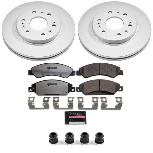 Power Stop 07-08 Cadillac Escalade Front Z36 Coated Truck & Tow Brake Kit - CPK2067-36 Photo - Primary