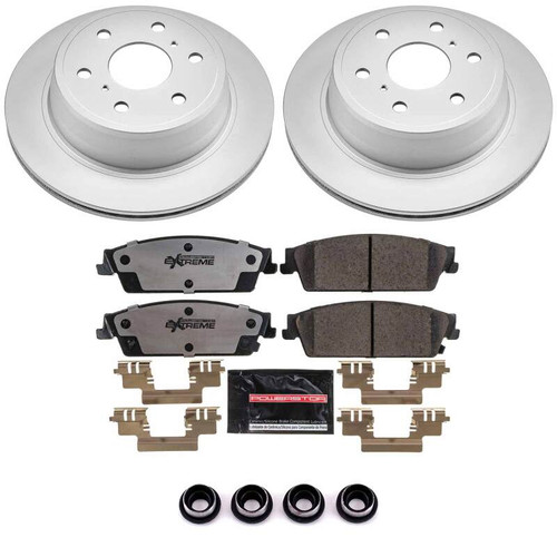 Power Stop 07-14 Cadillac Escalade Rear Z36 Coated Truck & Tow Brake Kit - CPK2083-36 Photo - Primary