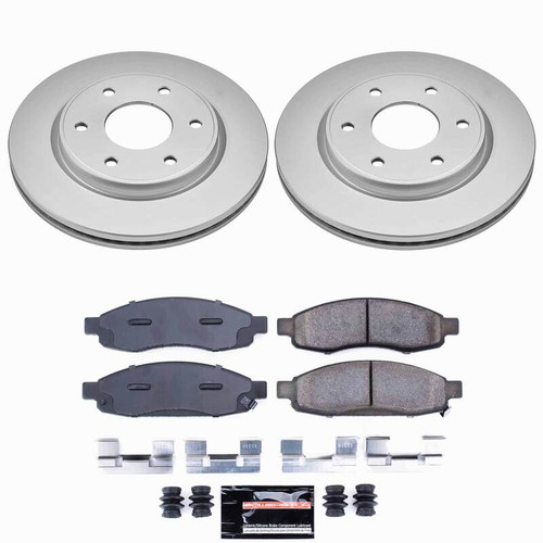 Power Stop 05-07 Infiniti QX56 Front Z23 Coated Brake Kit - CPK211-23 Photo - Primary