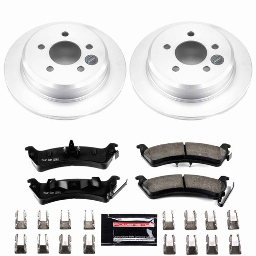 Power Stop 93-98 Jeep Grand Cherokee Rear Z23 Coated Brake Kit - CPK2131-23 Photo - Primary