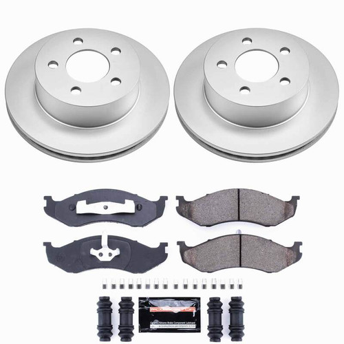Power Stop 99-01 Jeep Cherokee Front Z23 Coated Brake Kit - CPK2152-23 Photo - Primary