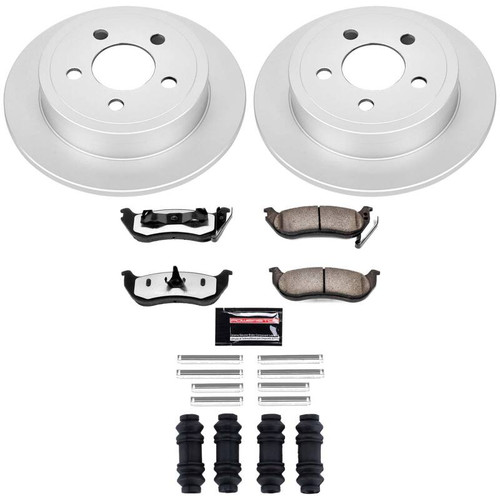Power Stop 03-07 Jeep Liberty Rear Z36 Coated Truck & Tow Brake Kit - CPK2197-36 Photo - Primary