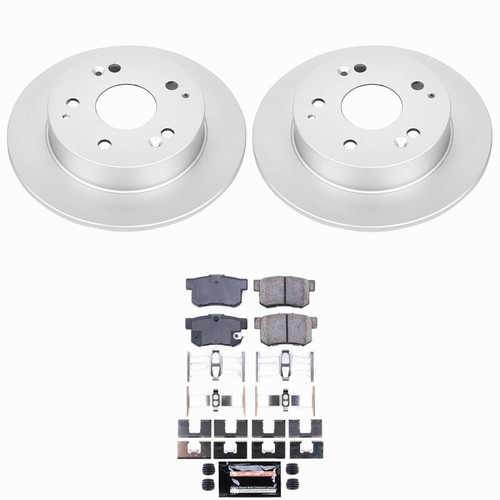 Power Stop 97-01 Acura Integra Rear Z23 Coated Brake Kit - CPK2270-23 Photo - Primary