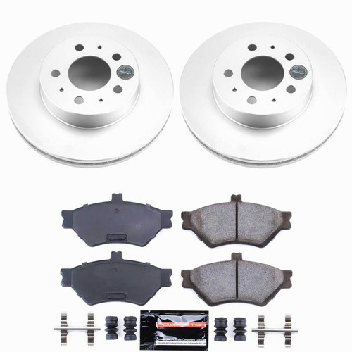 Power Stop 95-97 Ford Crown Victoria Front Z23 Coated Brake Kit - CPK2917-23 Photo - Primary