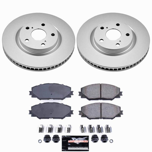 Power Stop 09-10 Pontiac Vibe Front Z23 Coated Brake Kit - CPK3054-23 Photo - Primary