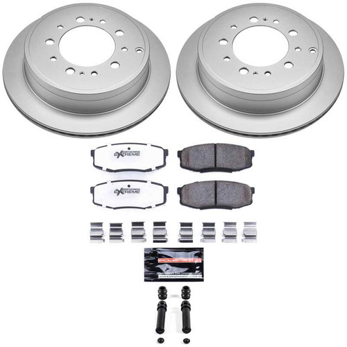 Power Stop 08-11 Lexus LX570 Rear Z36 Coated Truck & Tow Brake Kit - CPK3073-36 Photo - Primary