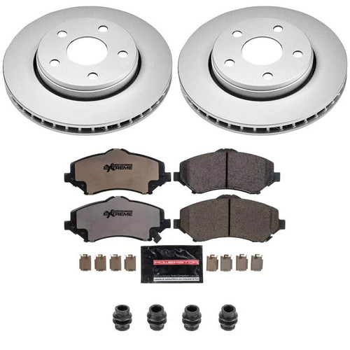 Power Stop 07-17 Jeep Wrangler Front Z36 Coated Truck & Tow Brake Kit - CPK3097-36 Photo - Primary