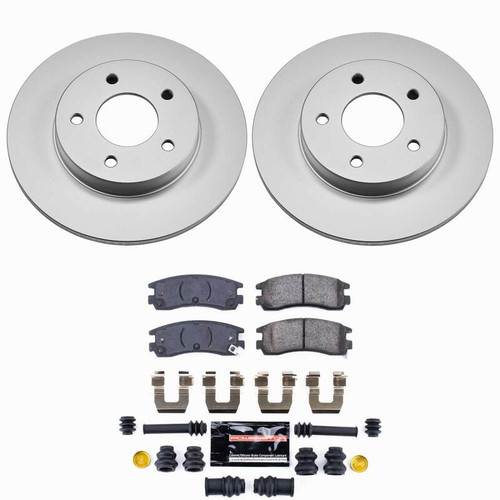 Power Stop 94-96 Cadillac DeVille Rear Z23 Coated Brake Kit - CPK3115-23 Photo - Primary