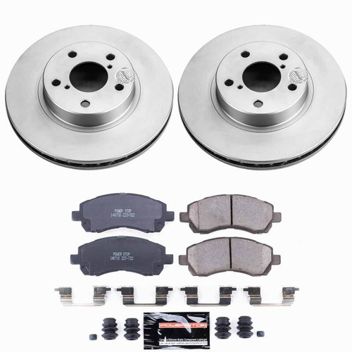Power Stop 97-01 Subaru Impreza Front Z23 Coated Brake Kit - CPK445-23 Photo - Primary