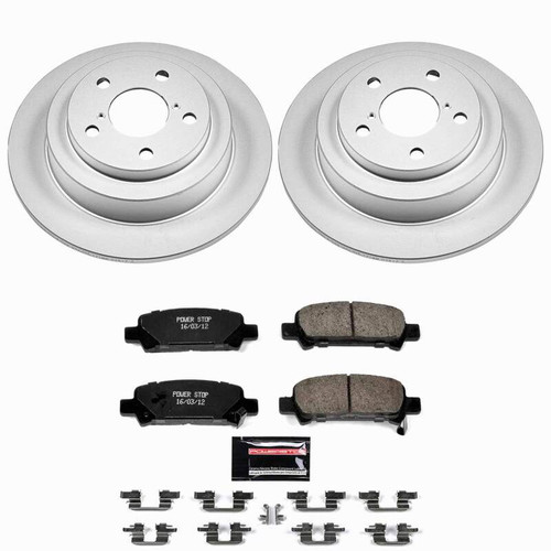 Power Stop 98-03 Subaru Forester Rear Z23 Coated Brake Kit - CPK449-23 Photo - Primary