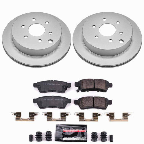 Power Stop 05-26 Nissan Frontier Rear Z23 Coated Brake Kit - CPK4621-23 Photo - Primary