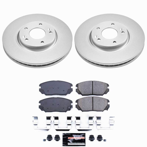 Power Stop 06-10 Hyundai Sonata Front Z23 Coated Brake Kit - CPK4647-23 Photo - Primary