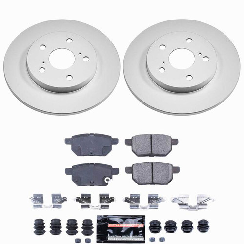 Power Stop 09-10 Pontiac Vibe Rear Z23 Coated Brake Kit - CPK4737-23 Photo - Primary