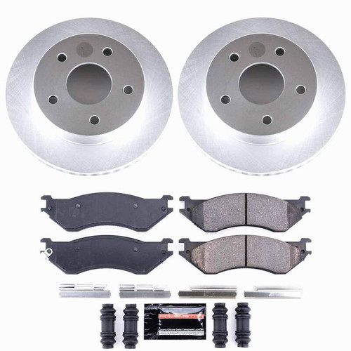 Power Stop 00-01 Dodge Ram 1500 Front Z23 Coated Brake Kit - CPK5142-23 Photo - Primary