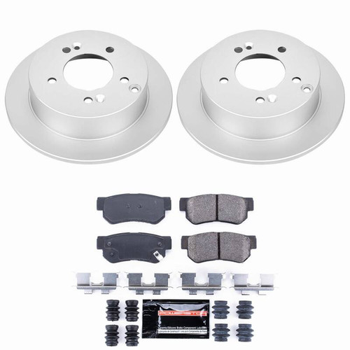 Power Stop 06-08 Hyundai Sonata Rear Z23 Coated Brake Kit - CPK5214-23 Photo - Primary