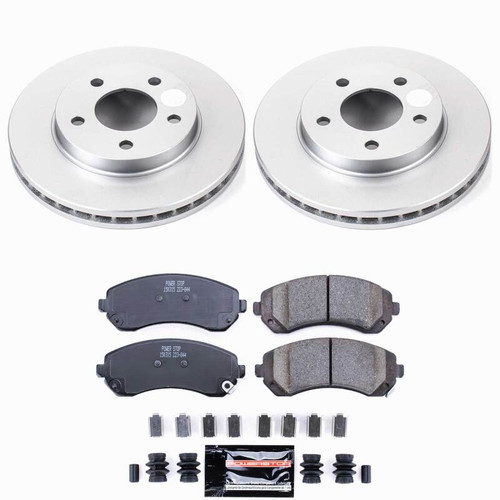 Power Stop 02-07 Buick Rendezvous Front Z23 Coated Brake Kit - CPK5233-23 Photo - Primary