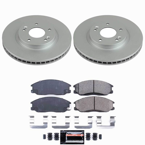 Power Stop 01-06 Hyundai Santa Fe Front Z23 Coated Brake Kit - CPK5250-23 Photo - Primary