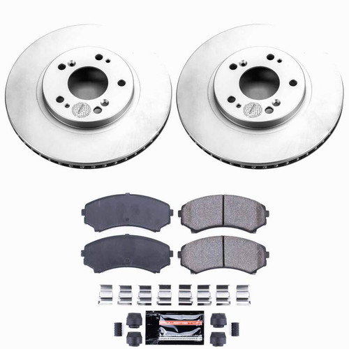 Power Stop 04-08 Mitsubishi Endeavor Front Z23 Coated Brake Kit - CPK5258-23 Photo - Primary