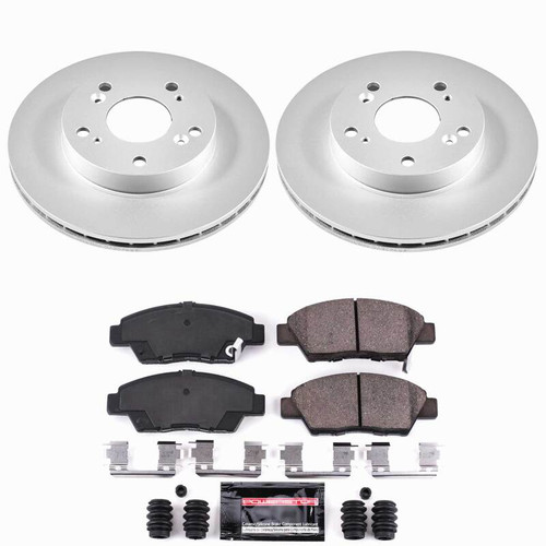 Power Stop 11-15 Honda CR-Z Front Z23 Coated Brake Kit - CPK5400-23 Photo - Primary