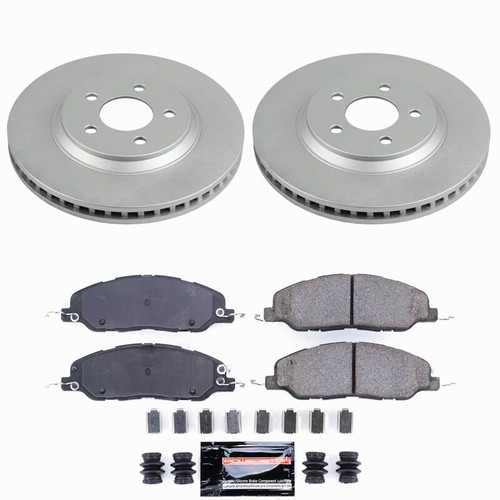 Power Stop 11-14 Ford Mustang Front Z23 Coated Brake Kit - CPK5407-23 Photo - Primary