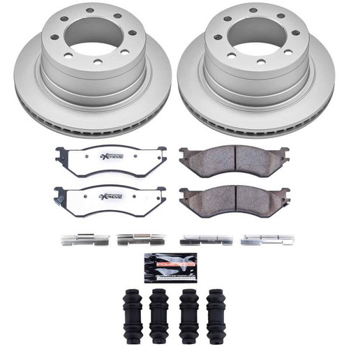 Power Stop 06-08 Dodge Ram 1500 Rear Z36 Coated Truck & Tow Brake Kit - CPK5490-36 Photo - Primary