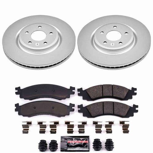 Power Stop 11-12 Ford Taurus Front Z23 Coated Brake Kit - CPK5581-23 Photo - Primary