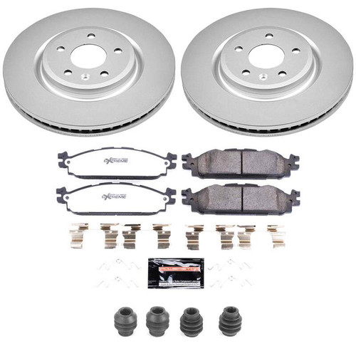 Power Stop 11-19 Ford Explorer Front Z36 Coated Truck & Tow Brake Kit - CPK5583-36 Photo - Primary