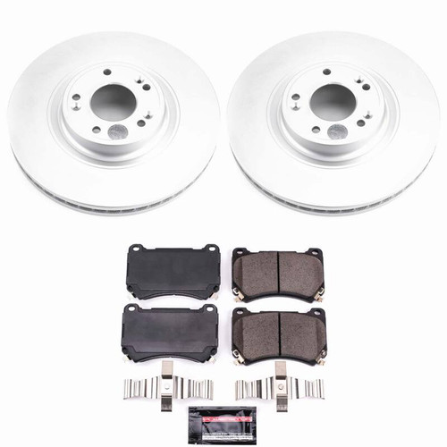 Power Stop 09-14 Hyundai Genesis Front Z23 Coated Brake Kit - CPK5843-23 Photo - Primary