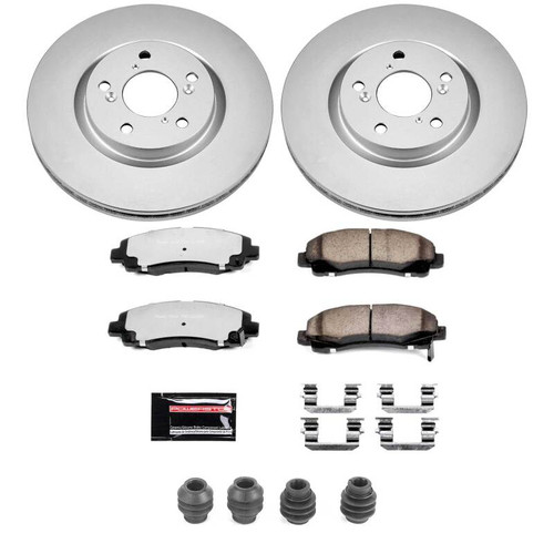 Power Stop 09-14 Acura TL Front Z36 Coated Truck & Tow Brake Kit - CPK5855-36 Photo - Primary